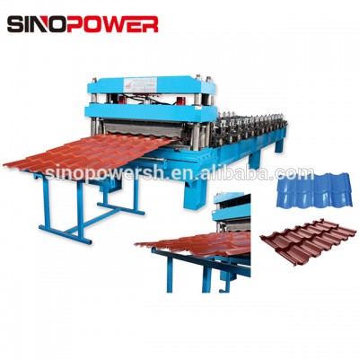 3D steel tile roll forming machine corrugated roll forming machine wall panel roll forming machine for sale