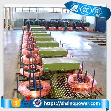 Asia popular copper rod ccm upward casting making machine line