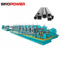 high frequency welding pipe equipment MS steel hollow section pipe making machine used carbon steel welded pipe mill