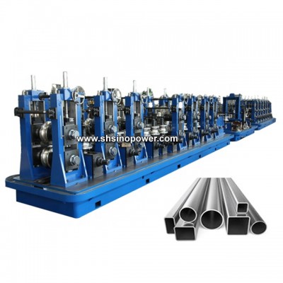 Automatic steel ERW pipe mill line machine to make square tube